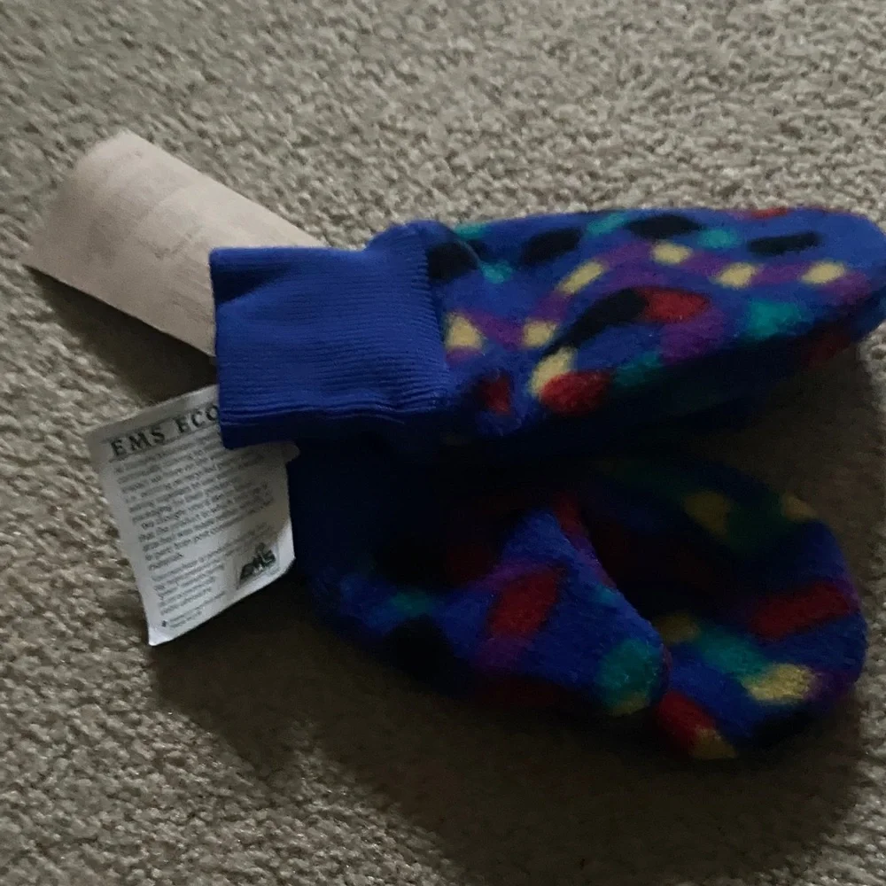 Colorful Kids Mittens EMS Fleece
